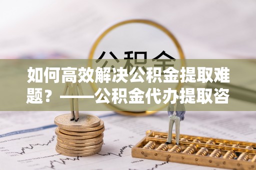 桑珠孜如何高效解决公积金提取难题？——公积金代办提取咨询服务指南