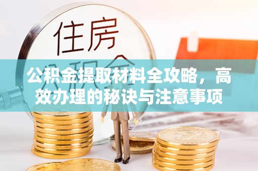 桑珠孜公积金提取材料全攻略，高效办理的秘诀与注意事项