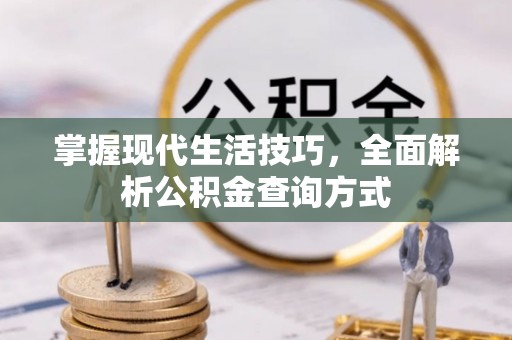 桑珠孜掌握现代生活技巧，全面解析公积金查询方式