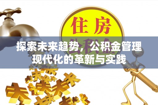 桑珠孜探索未来趋势，公积金管理现代化的革新与实践