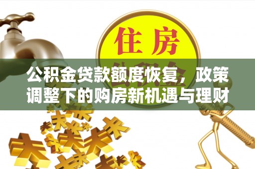 桑珠孜公积金贷款额度恢复，政策调整下的购房新机遇与理财规划