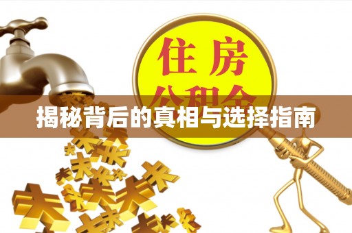 桑珠孜揭秘背后的真相与选择指南