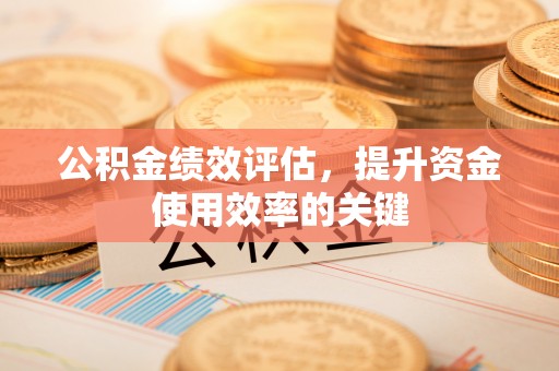 桑珠孜公积金绩效评估，提升资金使用效率的关键