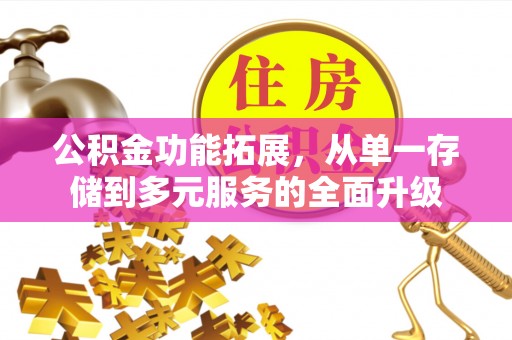 桑珠孜公积金功能拓展，从单一存储到多元服务的全面升级