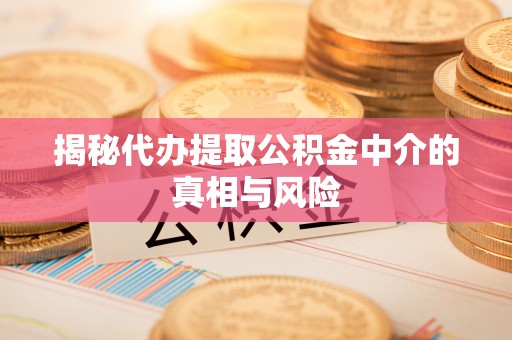 桑珠孜揭秘代办提取公积金中介的真相与风险