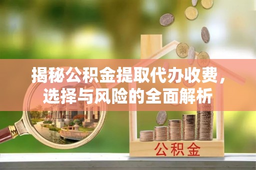 桑珠孜揭秘公积金提取代办收费，选择与风险的全面解析