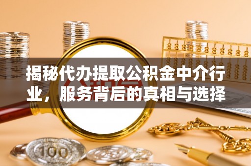 桑珠孜揭秘代办提取公积金中介行业，服务背后的真相与选择指南