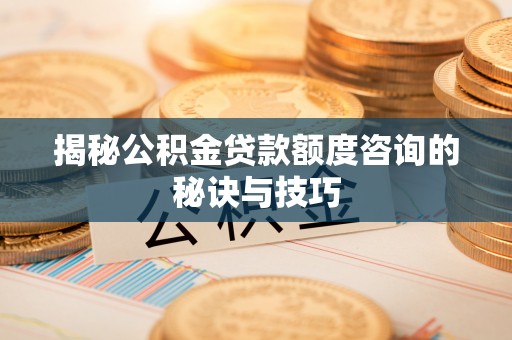 桑珠孜揭秘公积金贷款额度咨询的秘诀与技巧