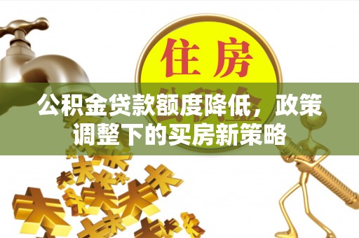 桑珠孜公积金贷款额度降低，政策调整下的买房新策略