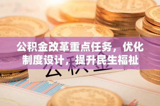 桑珠孜公积金改革重点任务，优化制度设计，提升民生福祉