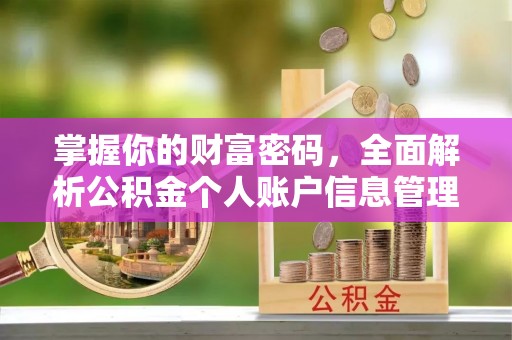 桑珠孜掌握你的财富密码，全面解析公积金个人账户信息管理