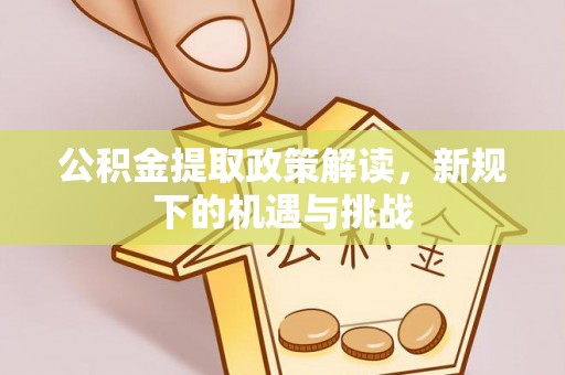 桑珠孜公积金提取政策解读，新规下的机遇与挑战