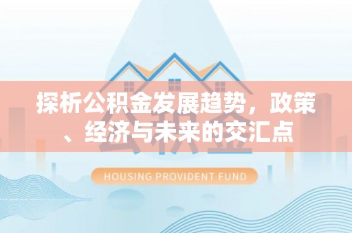 桑珠孜探析公积金发展趋势，政策、经济与未来的交汇点