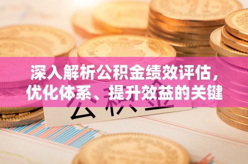 桑珠孜深入解析公积金绩效评估，优化体系、提升效益的关键路径