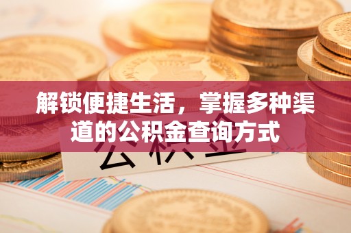 桑珠孜解锁便捷生活，掌握多种渠道的公积金查询方式