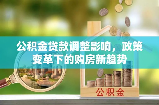 桑珠孜公积金贷款调整影响，政策变革下的购房新趋势