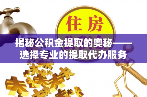 桑珠孜揭秘公积金提取的奥秘——选择专业的提取代办服务