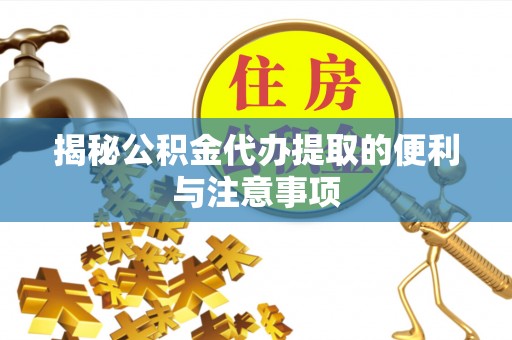 桑珠孜揭秘公积金代办提取的便利与注意事项