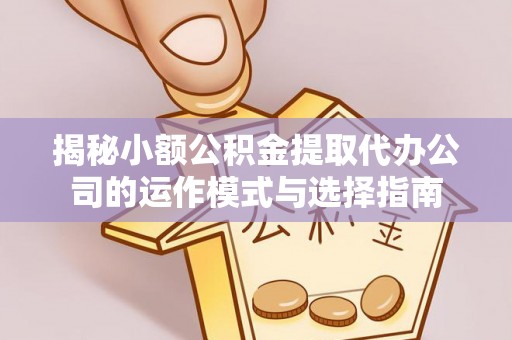 桑珠孜揭秘小额公积金提取代办公司的运作模式与选择指南