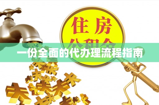 桑珠孜一份全面的代办理流程指南
